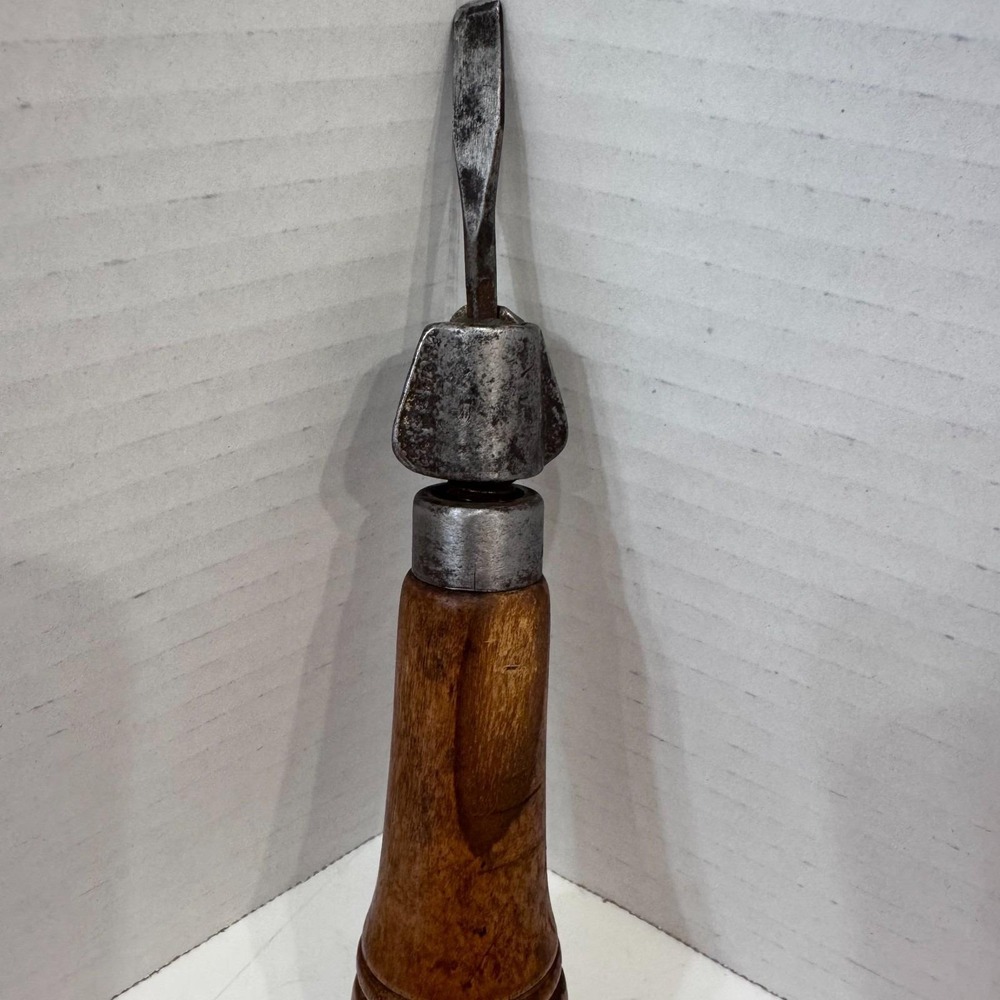 Vintage Interchangeable Screwdriver Wood Handle Bit Storage Millers Falls Style - Picture 10 of 10
